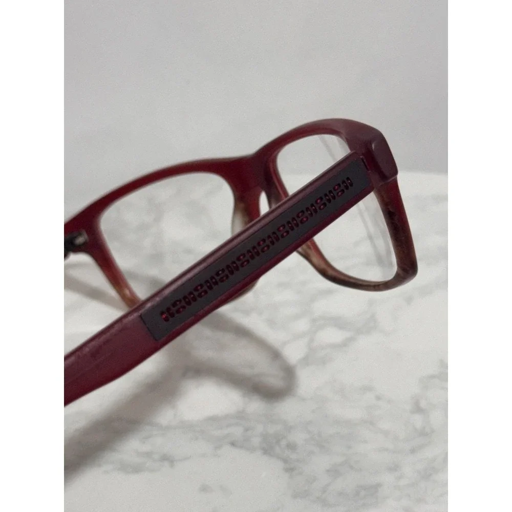 Renoma R1052 Eyeglass Frames‎ Red Gradient 54-19-138 Patented Design